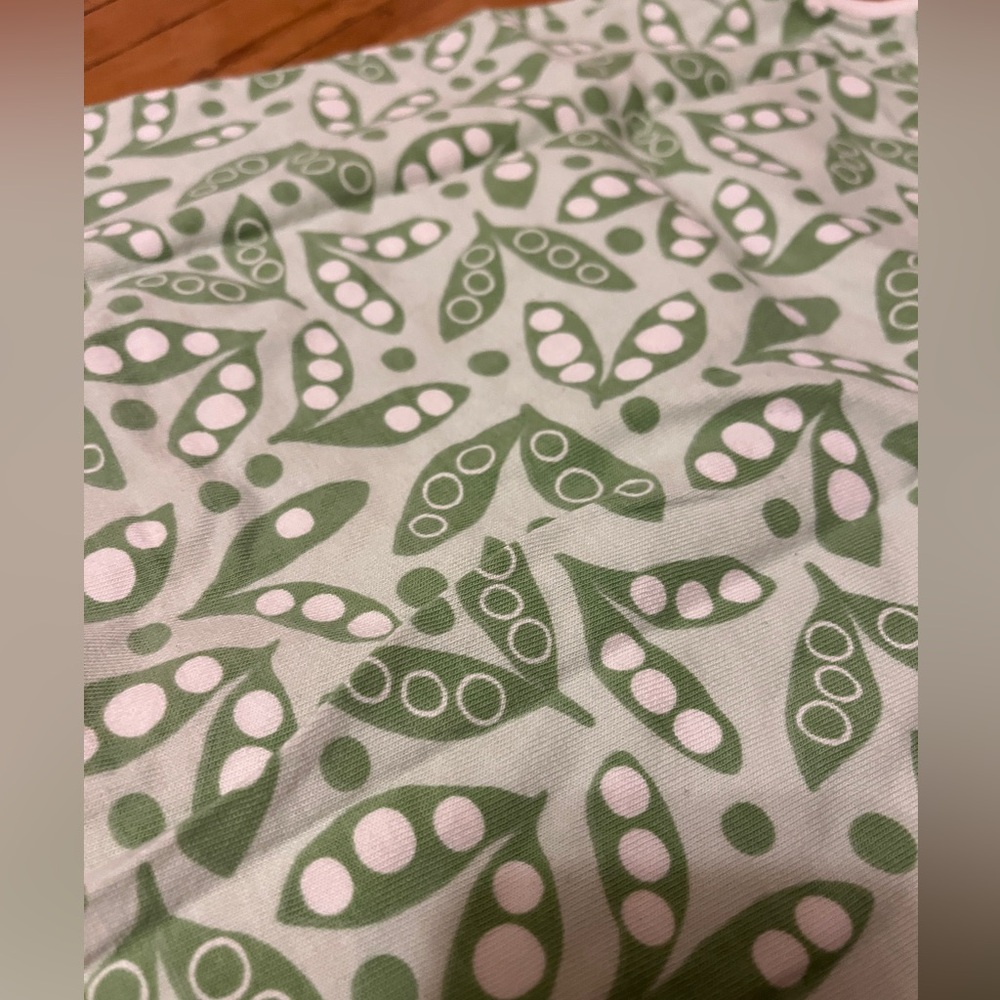 Winter Water Factory Spring Peas Organic Summer Romper 3t Like New Green White — image 3 of 4